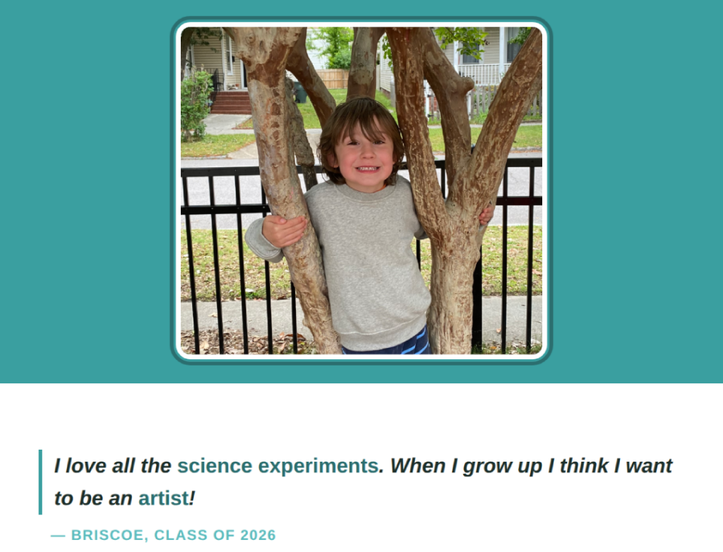 E3 School 2026 Graduate photo and quote
