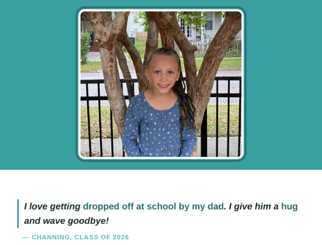 E3 School 2026 Graduate photo and quote