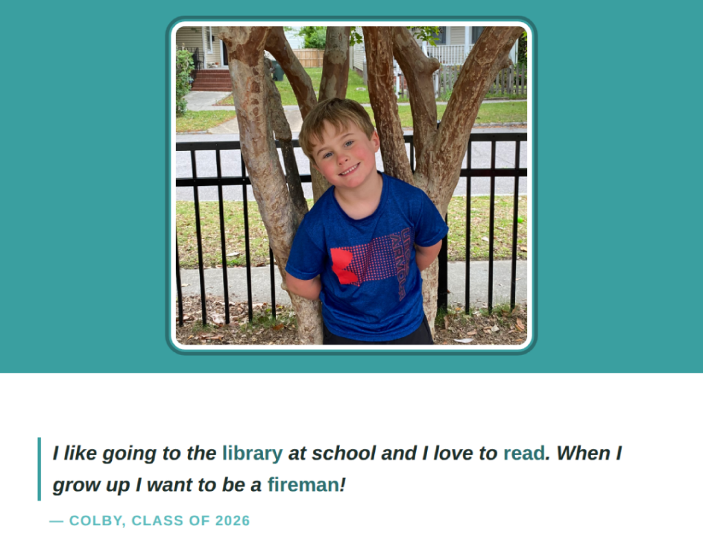E3 School 2026 Graduate photo and quote