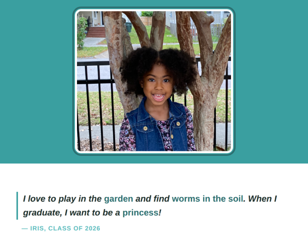 E3 School 2026 Graduate photo and quote