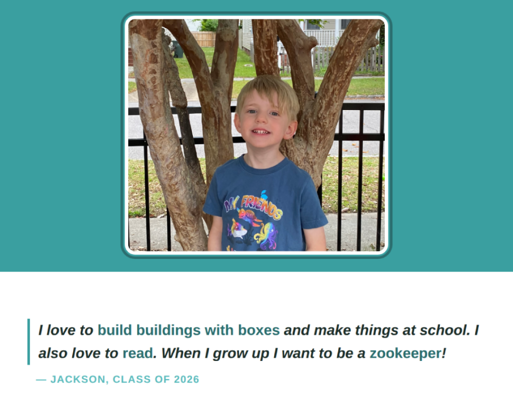 E3 School 2026 Graduate photo and quote